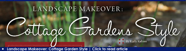 Landscape makeover cottage gardens style 